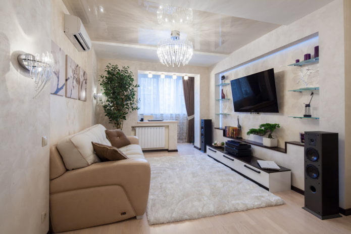 conception d'un salon de 16 m²