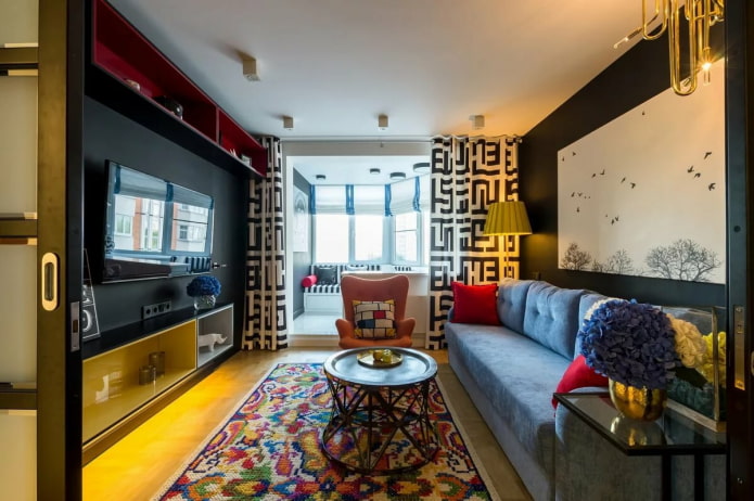 Conception d'un salon de 16 m²