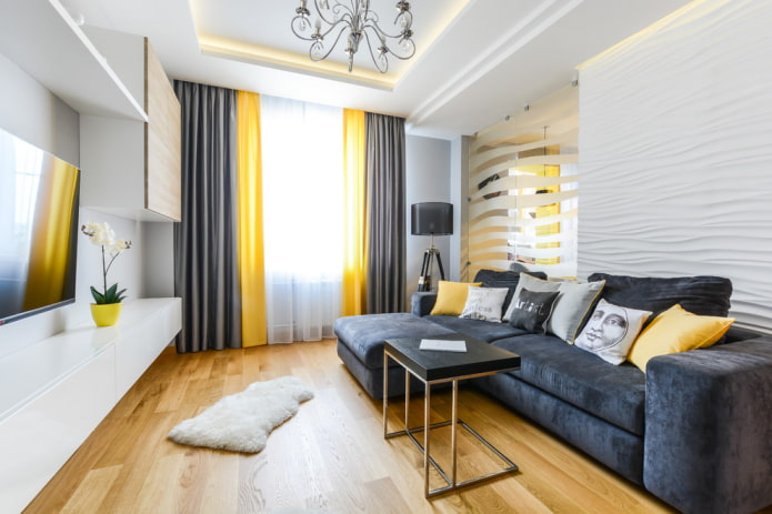 meubles d'une salle de 18 carrés
