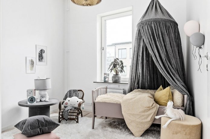 Chambre de fille style scandinave