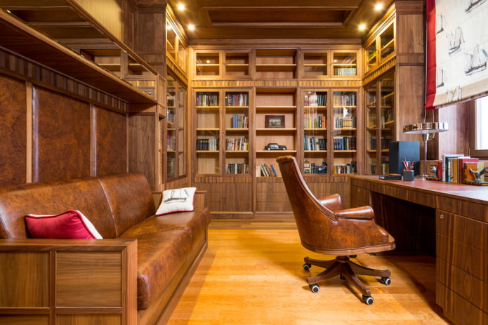 Meubles à l'intérieur du bureau