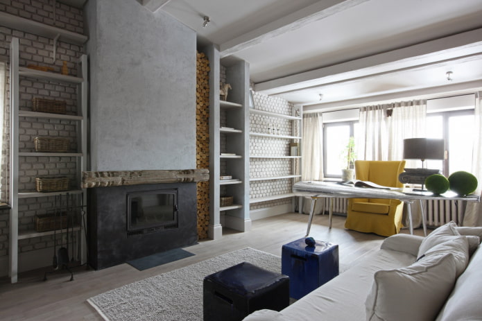 Intérieur d'un bureau de style loft