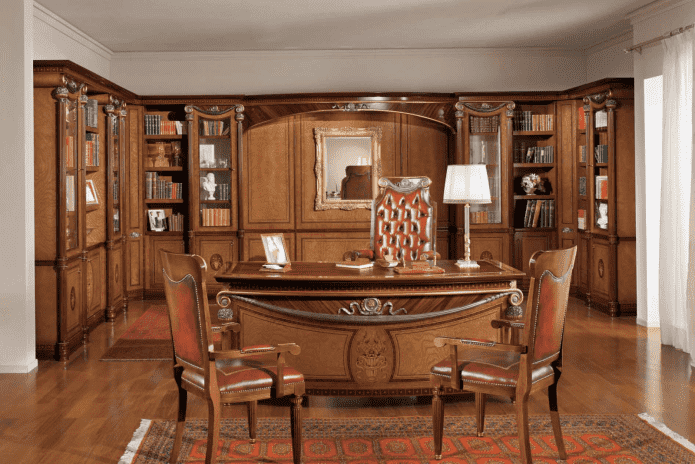Intérieur de bureau à l'italienne