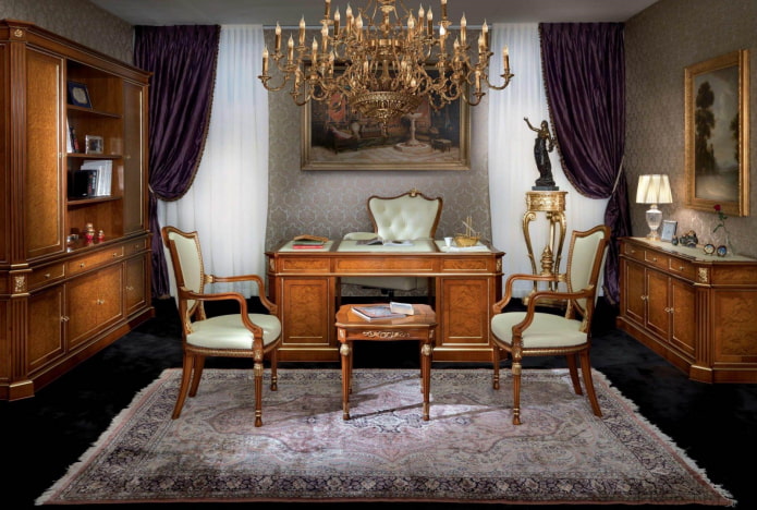 Intérieur de bureau à l'italienne