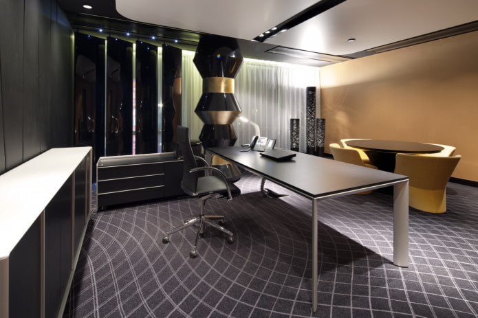 intérieur d'étude minimaliste