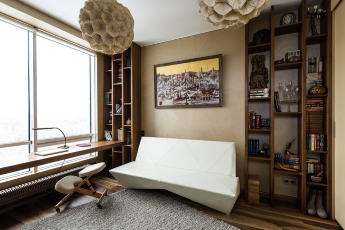 design d'intérieur d'étude