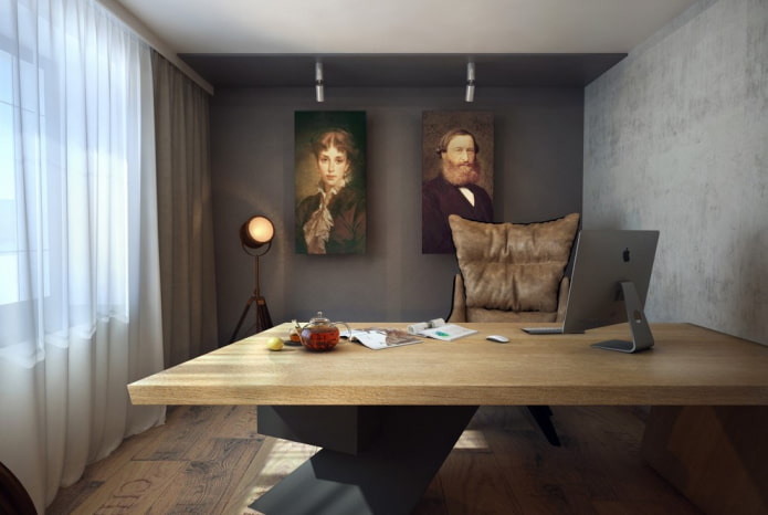 Intérieur d'un bureau de style loft