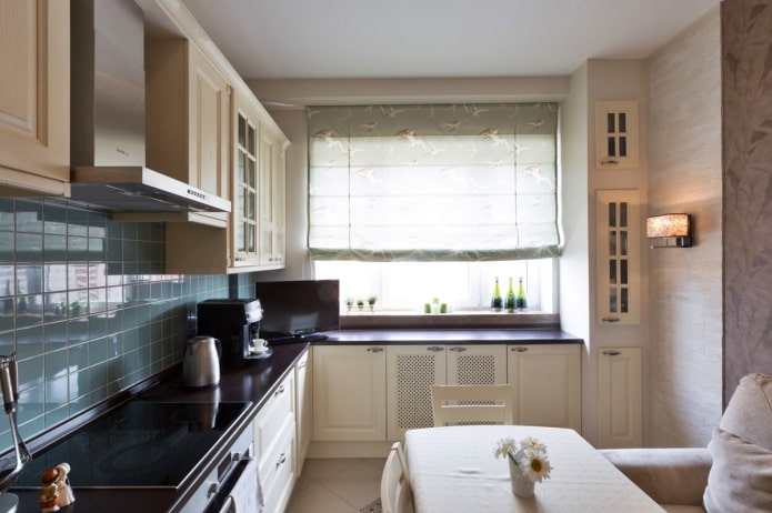 intérieur de cuisine de 10 m²