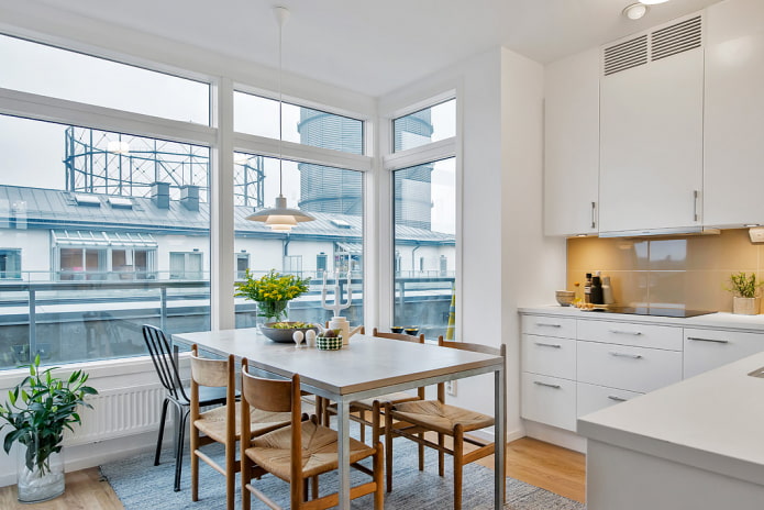 intérieur de cuisine de 10 m²