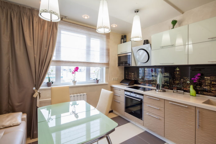 intérieur de cuisine de 10 m²