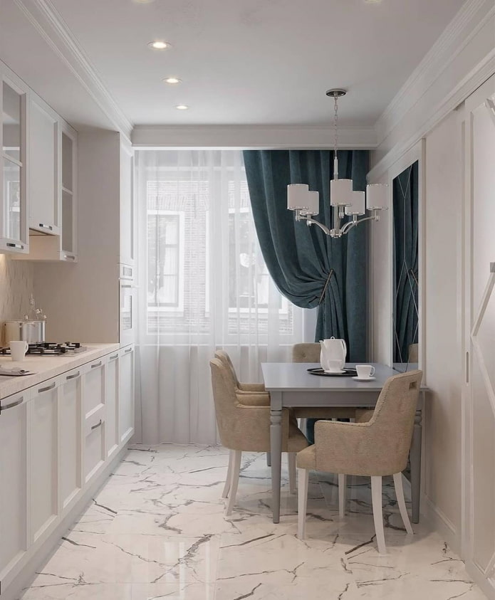 Rideaux de luxe pour la cuisine