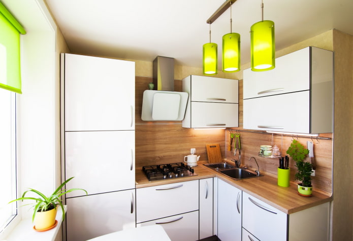 Éclairage d'une cuisine de 5 m²