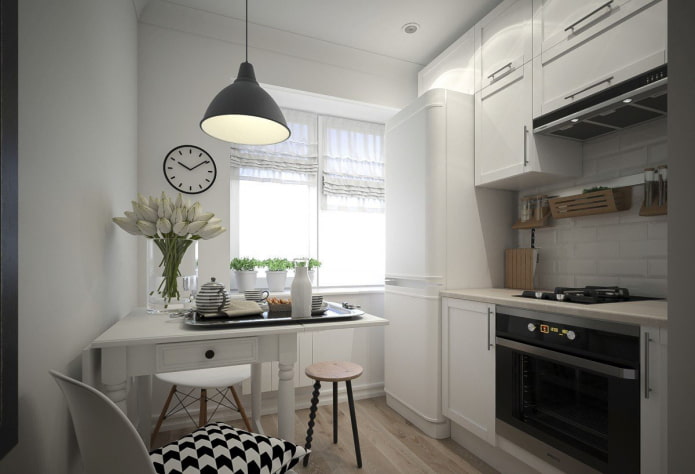 Éclairage d'une cuisine de 5 m²