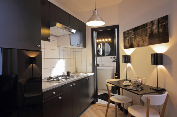 Éclairage d'une cuisine de 5 m²