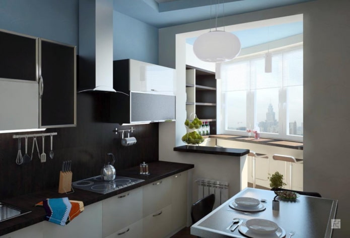 Aménagement intérieur d'une cuisine de 5 m²