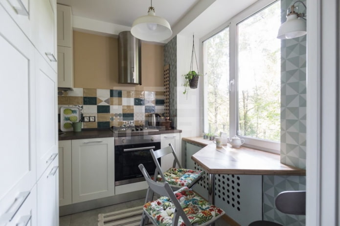 Schéma de couleurs pour une cuisine de 6 m²