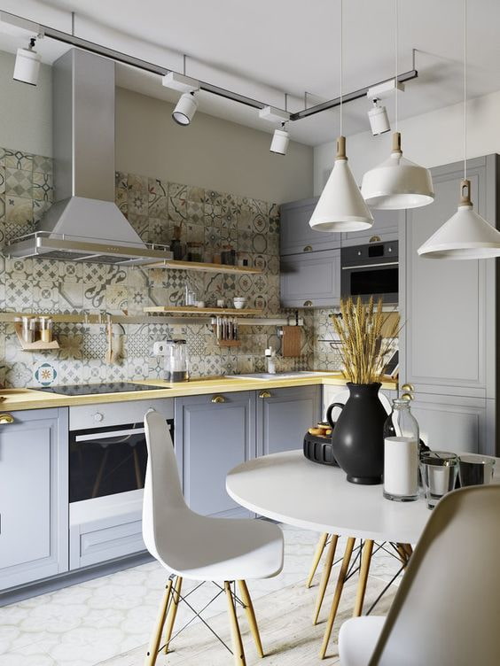 cuisine aux tons gris