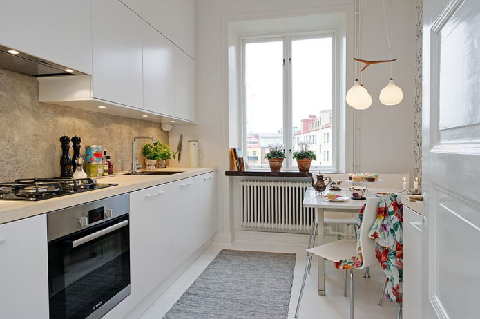 lampes dans les meubles de cuisine