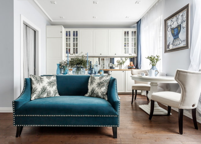zoning with a sofa