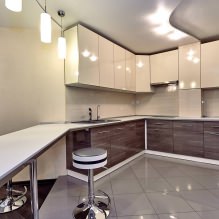 Aménagement de cuisine avec comptoir de bar : 60 photos modernes d'intérieur -16
