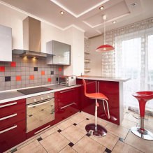 Aménagement de cuisine avec comptoir de bar : 60 photos modernes d'intérieur -4