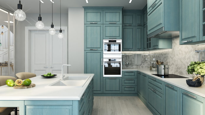 cuisine turquoise
