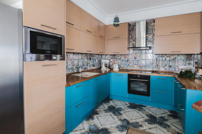 Aménagement de cuisine dans un appartement de 100 m²