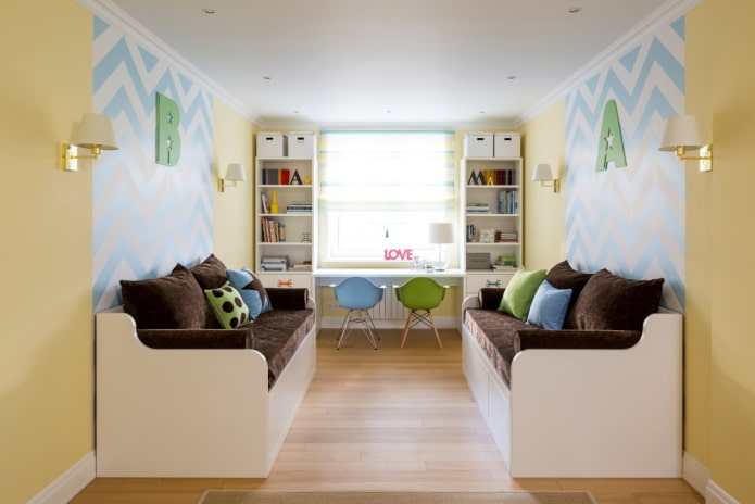 Aménagement d'une chambre d'enfant à l'intérieur d'un appartement de 100 m²