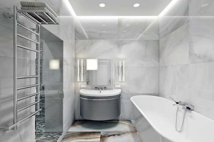 Aménagement d'une salle de bain dans un appartement de 100 m²