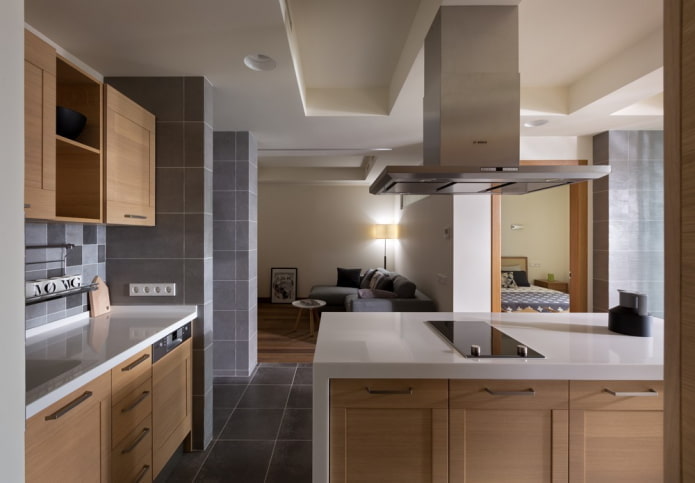 intérieur d'un appartement de trois pièces de 100 mètres carrés