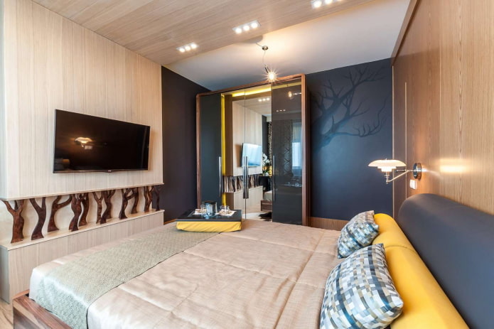 intérieur d'un appartement de trois pièces de 100 mètres carrés