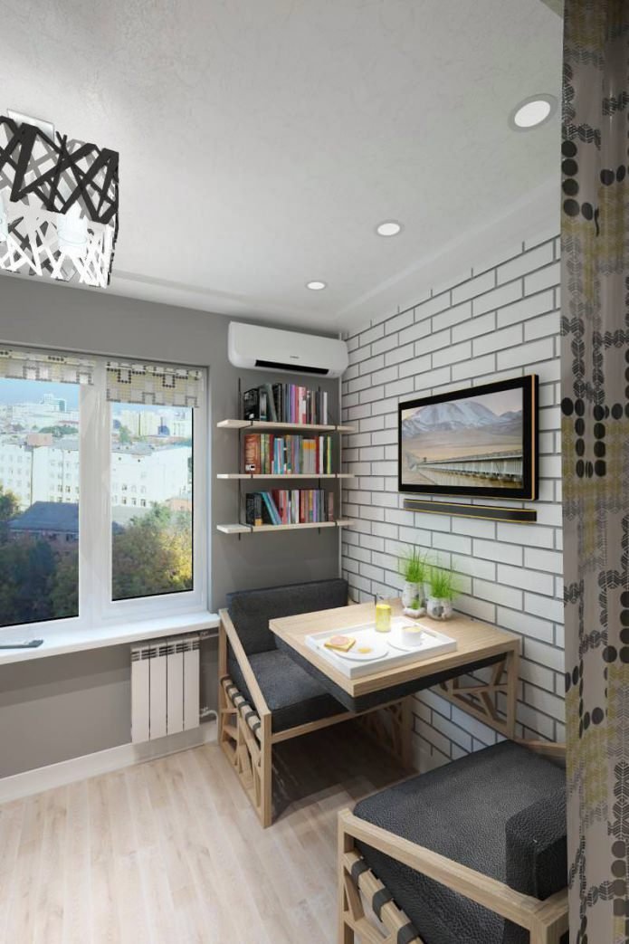 Photo de l'intérieur d'un appartement de 14 m².