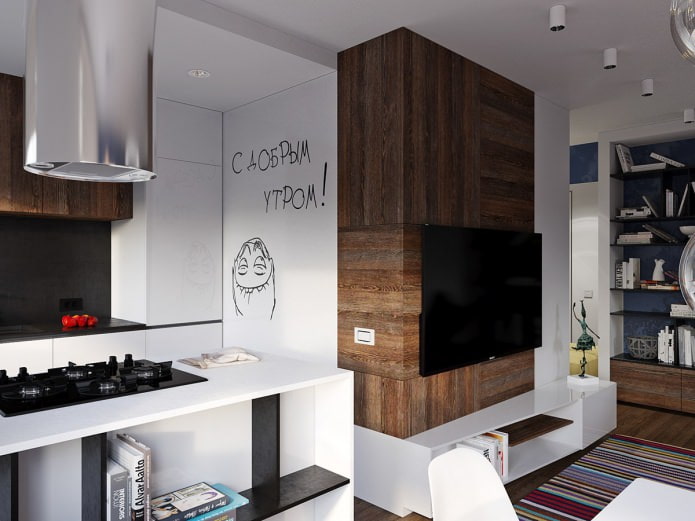 studio design of 31 sq. m.