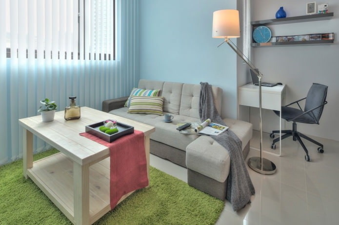 Espace de travail dans un studio