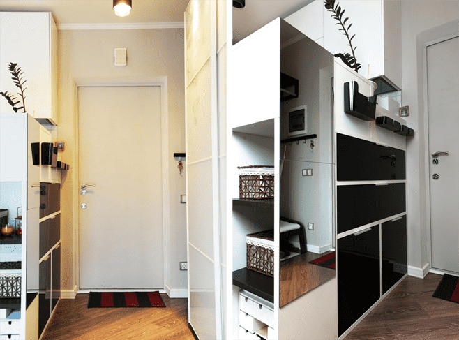 Entrée de l'appartement