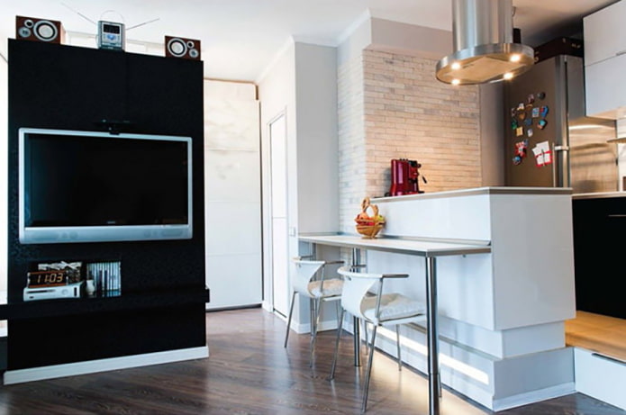 Cuisine et coin TV