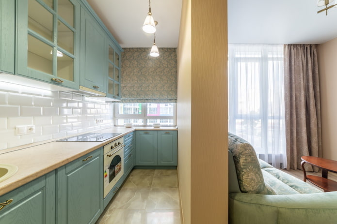 Plan d'un appartement de 36 m²