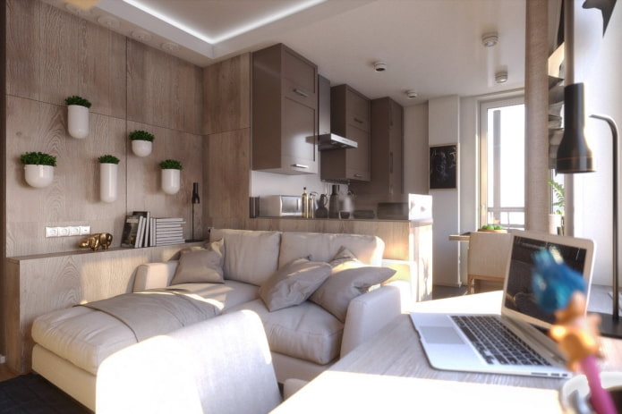 Aménagement d'un appartement de 36 m²