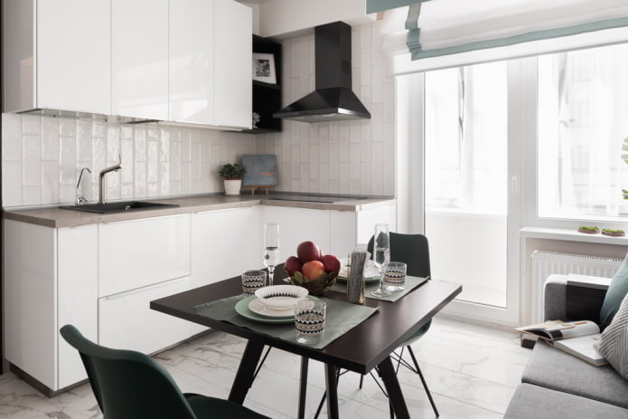 Aménagement d'une cuisine dans un appartement de 40 m²
