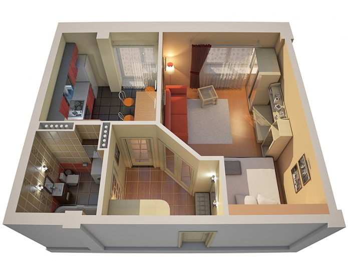 Agencement d'un appartement de 40 mètres carrés