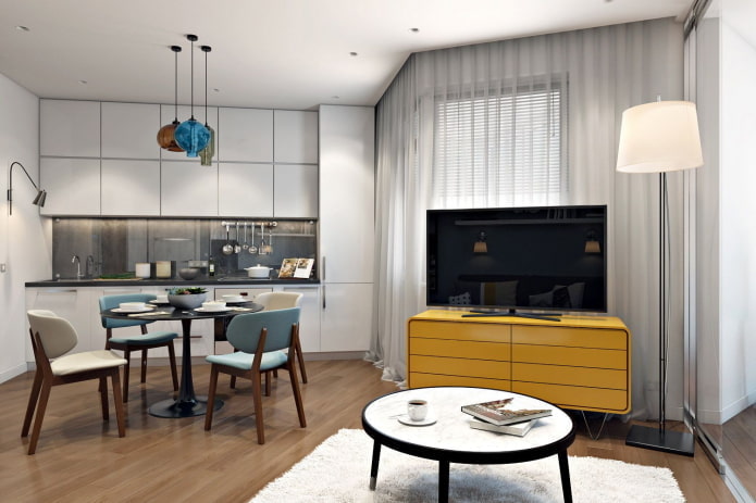Aménagement d'une cuisine dans un appartement de 40 m²