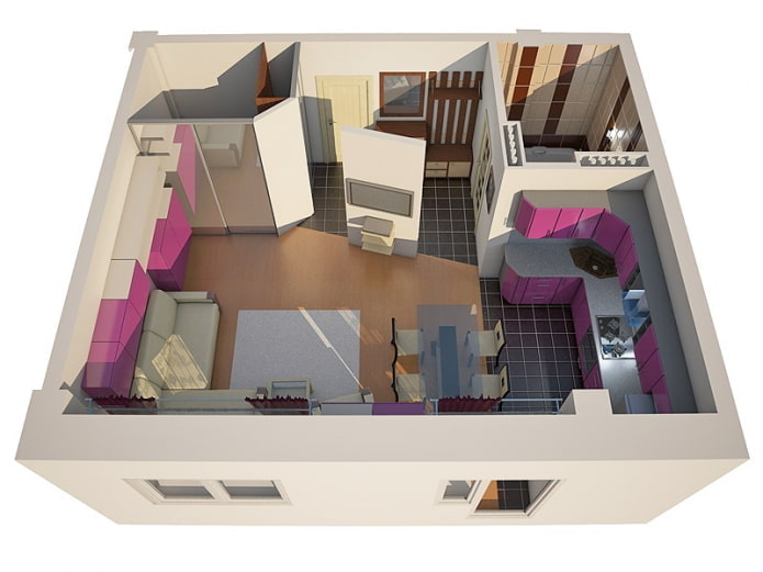 Agencement d'un appartement de 40 mètres carrés