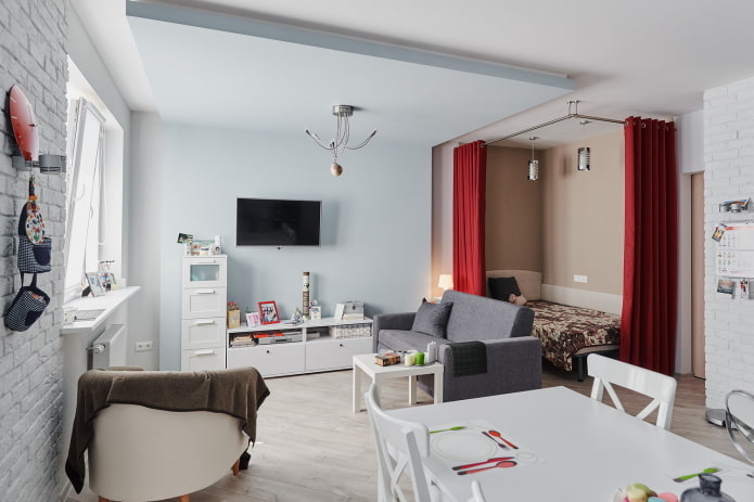 zonage d'un appartement de 40 mètres carrés