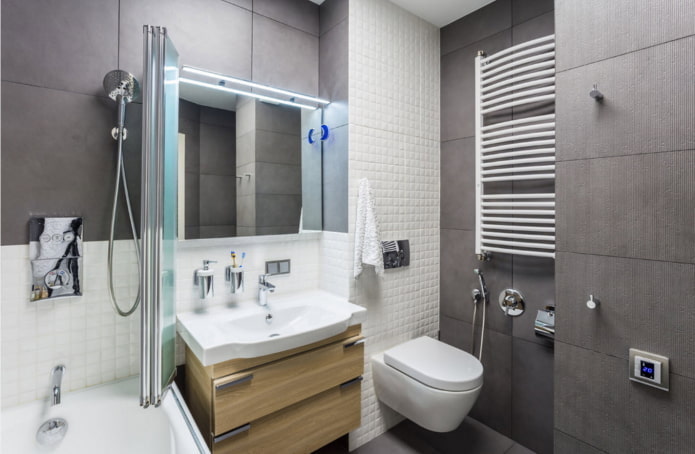 Aménagement de salle de bain dans un appartement de 40 m²