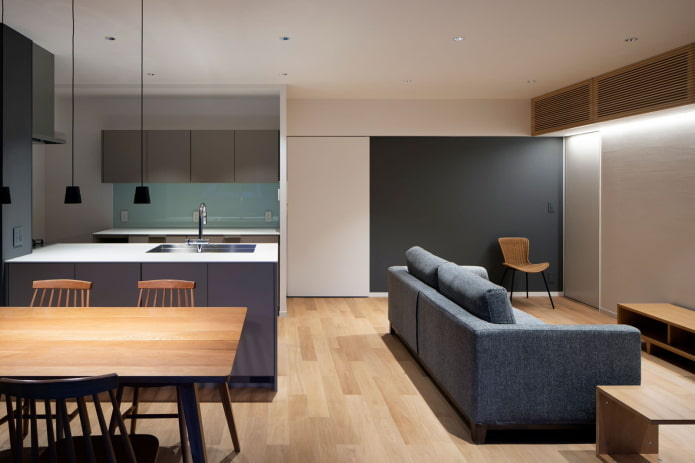 Studio de style minimaliste