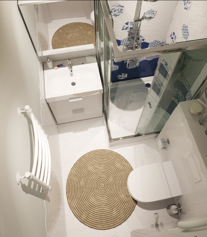 Salle de bain dans une Khrouchtchevka