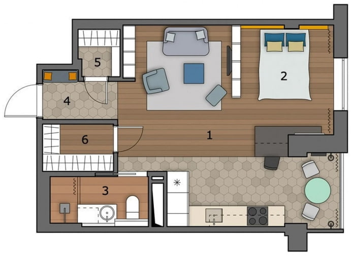 Aménagement du studio