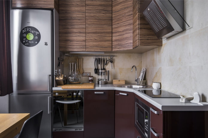 Aménagement de cuisine dans un appartement de 45 m²
