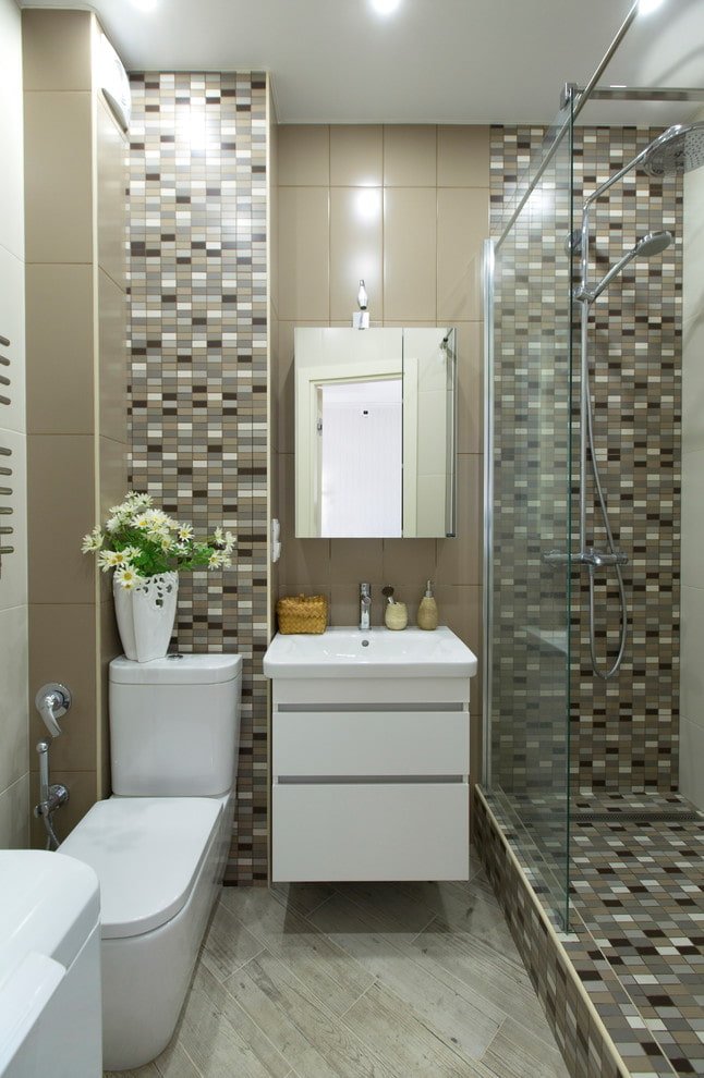 Aménagement d'une salle de bain dans un appartement de 45 m²