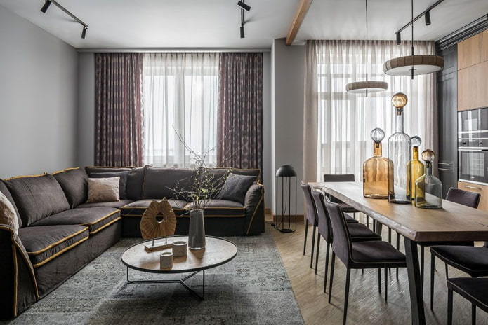 intérieur d'un appartement de deux pièces de 10 mètres carrés